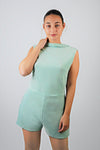 JUMPSUIT * LUREX TURQUOISE