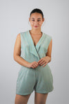 JUMPSUIT * LUREX TURQUOISE